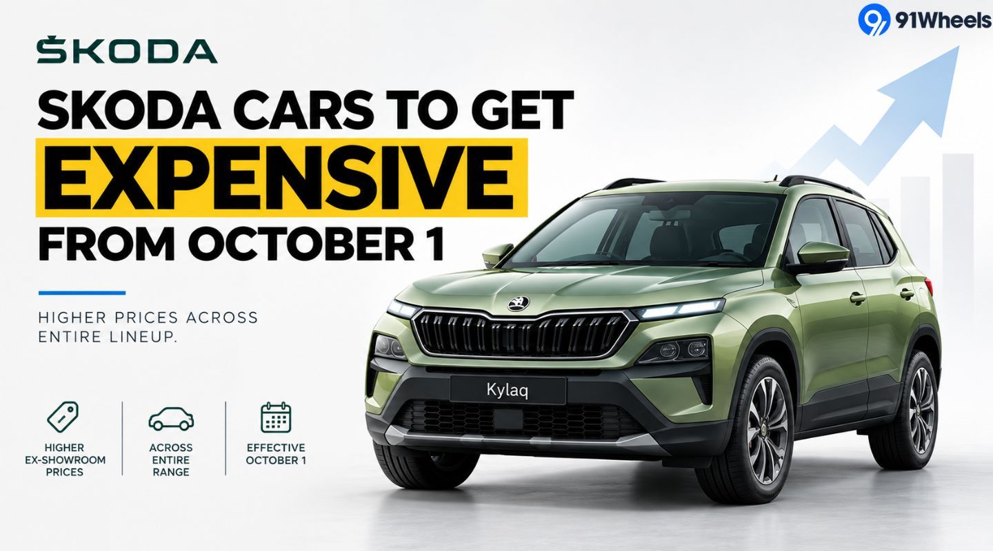 Skoda Cars To Get Expensive From October 1